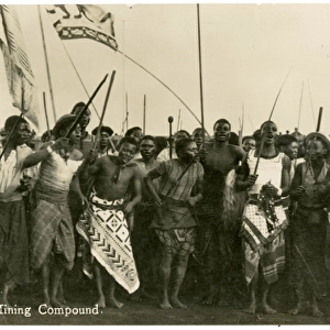 South Africa - Celebrating native workers - mining compound