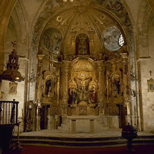 Spain. Cantabria. Limpias. Church of St. Peter