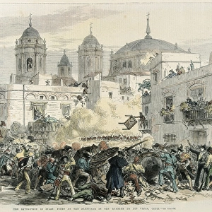 Spain. First Republic (1873-1874). Fight in the