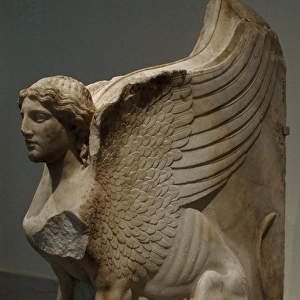 Sphinx-shaped bracket. (27 B. C 14 A. C. ). Augustan period. Ma