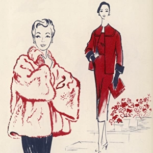 For Spring Outdoors, fashions for 1954