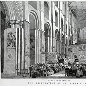 St. Albans Abbey, Restored, Interior