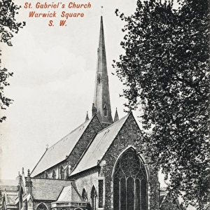 St Gabriels Church, Warwick Square, Pimlico, London