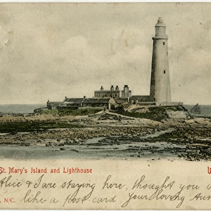 St Marys Island and Lighthouse - Whitley Bay, Northumbria