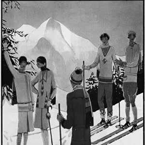 St Moritz winter fashions 1928