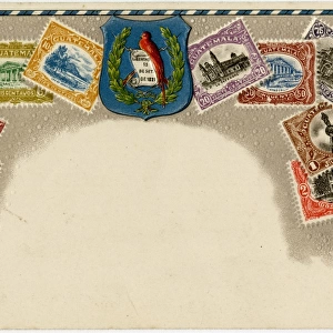 Stamp Card produced by Ottmar Zeihar - Guatemala