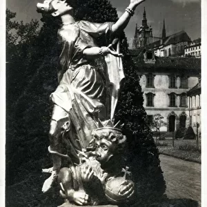 Statue in Prague - Czech Republic
