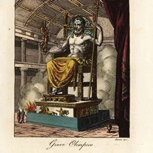 Statue of Zeus or Jupiter at Olympia