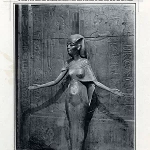 Statuette of Isis from store chamber in Tutankhamuns tomb