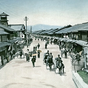 Street scene in Gion-Machi, Kyoto, Japan