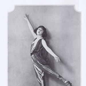 A study of Anita Elson, in her dance number The Shadow Man