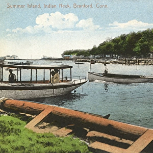 Summer Island, Indian Neck, Branford, Connecticut, USA