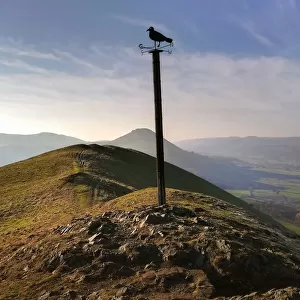 The summit of The Lawley, in the Shropshire Hills, England
