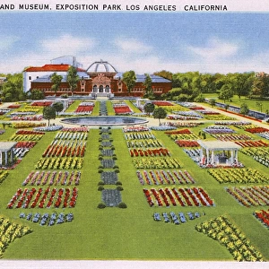Sunken Gardens and Museum, Los Angeles, California, USA