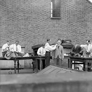 Tailors Working Outdoors