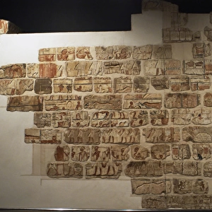 Talatat walls from the temple of Amenhotep IV