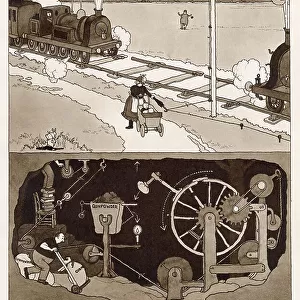 Tamper with a Railway Signal by William Heath Robinson