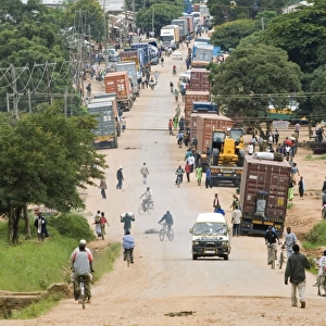 Tanzania - Mbeya suburb near border with Zambia