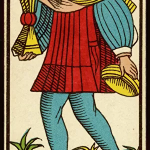 Tarot Card - Valet de Coupe (Page of Cups)