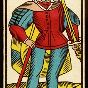 Tarot Card - Valet d Epee (Page of Swords)