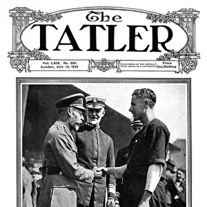 Tatler cover - George V at Independence Day baseball match