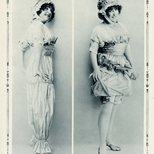 Telescopic dress for the tango 1914