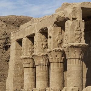 Temple of Horus. Columns. Edfu. Egypt