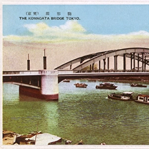 Tokyo, Japan - The Komagata Bridge over the Sumida River