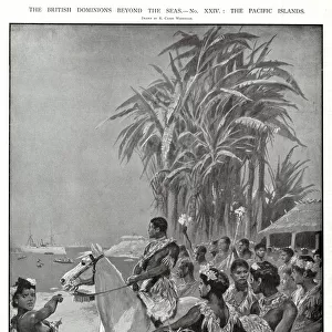 Tonga and the Society Islands are ceded to Britain: the arrival of the British fleet