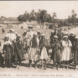Tourists in Egypt carried