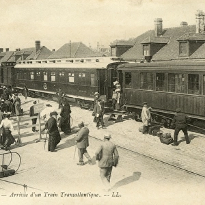Transatlantic Train at Cherbourg