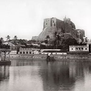 Trichinopoly (Tiruchirapalli) Rock Fort, India, c. 1880 s