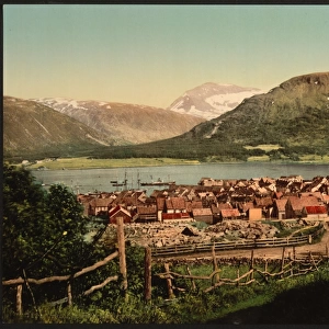 Tromso, with Tromstind, Troms, Norway Tromso, with Tromstind