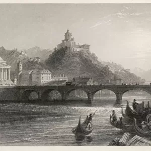 Turin / Bridge / Po 1836