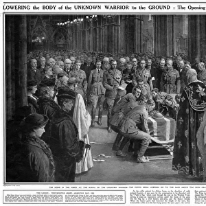 The Unknown Warrior Burial Service