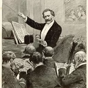 Verdi conducts Aida