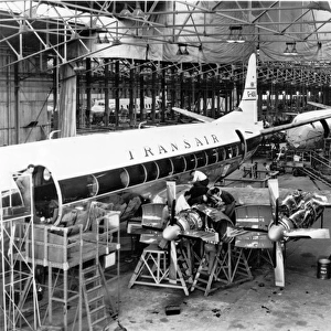 Vickers Viscount 800 production at Weybridge