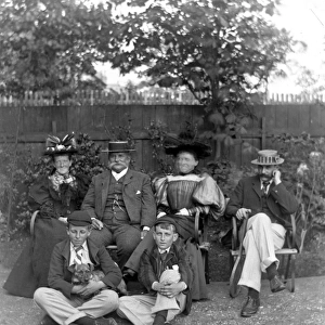 Victorian family group