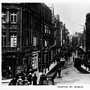 View of Grafton Street, Dublin, Ireland