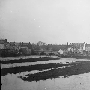 View of the Old Bridge, Haverfordwest, South Wales