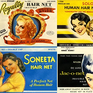 Vintage Hairnet Packaging - Composite