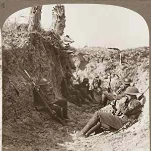 Waiting in Trenches Wwi