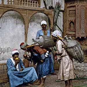 Water carriers, Cairo, Egypt, circa 1890s