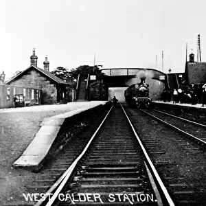 West Calder Railway Station, West Lothian, Scotland