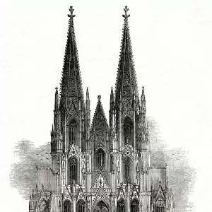 West front of Cologne Cathedral, Germany