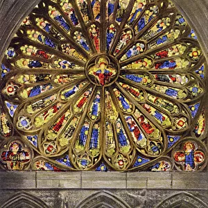 Westminster Abbey, London - The Rose Window, South Transcept