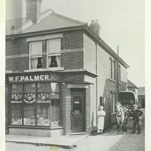 WF Palmer Bakers Shop - (Showing bakers delivery cart)