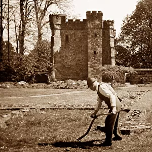 Whalley Abbey Gatehouse, Lancashire, early 1900s