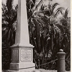 White Monument - site of death Captian James Cook - Hawaii