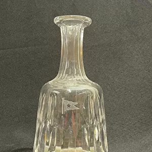 White Star Line, crystal decanter with logo